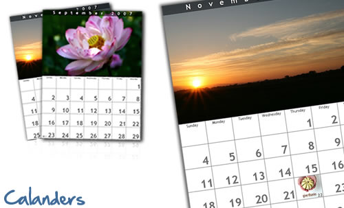 Calander Printing